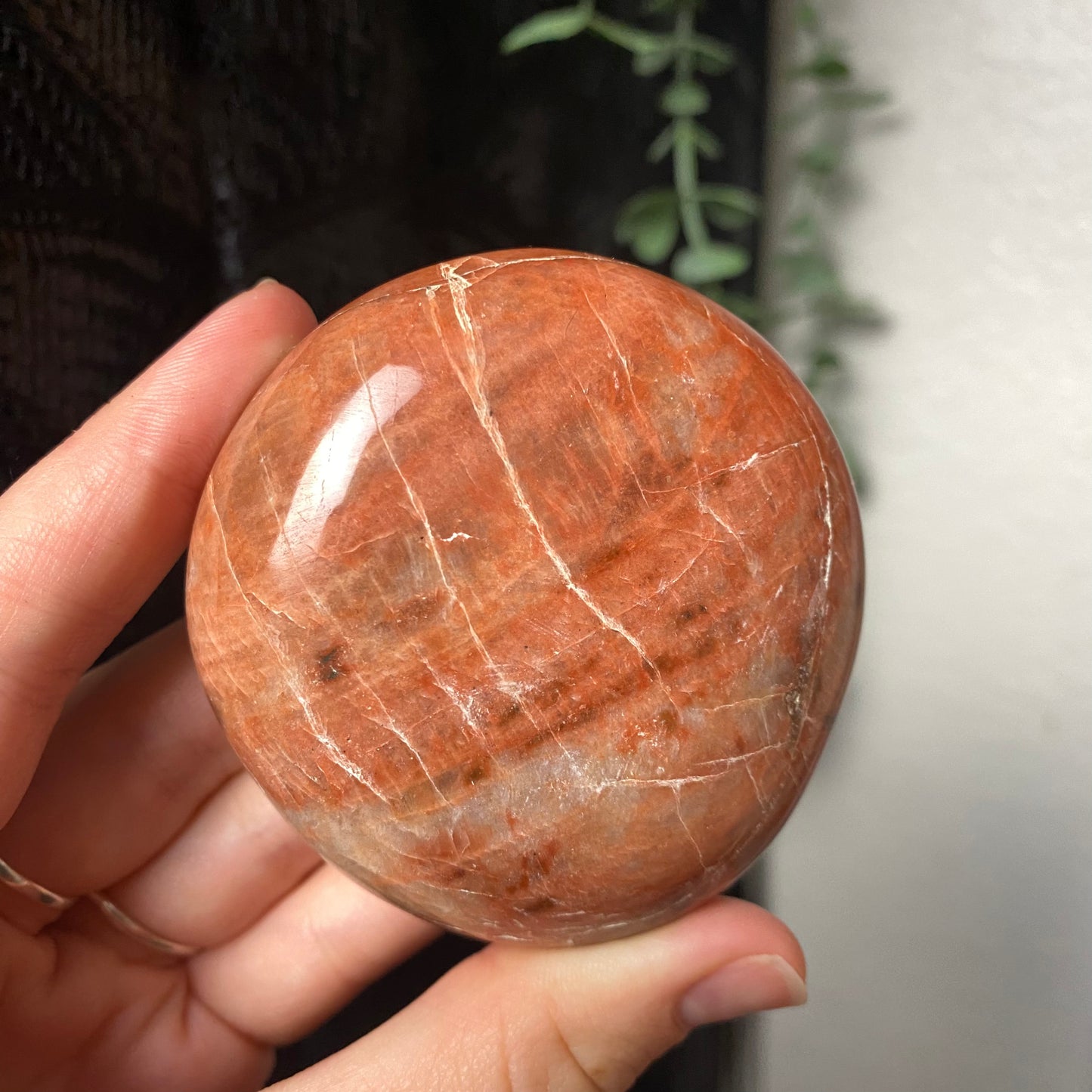 Peach Moonstone Palmstone