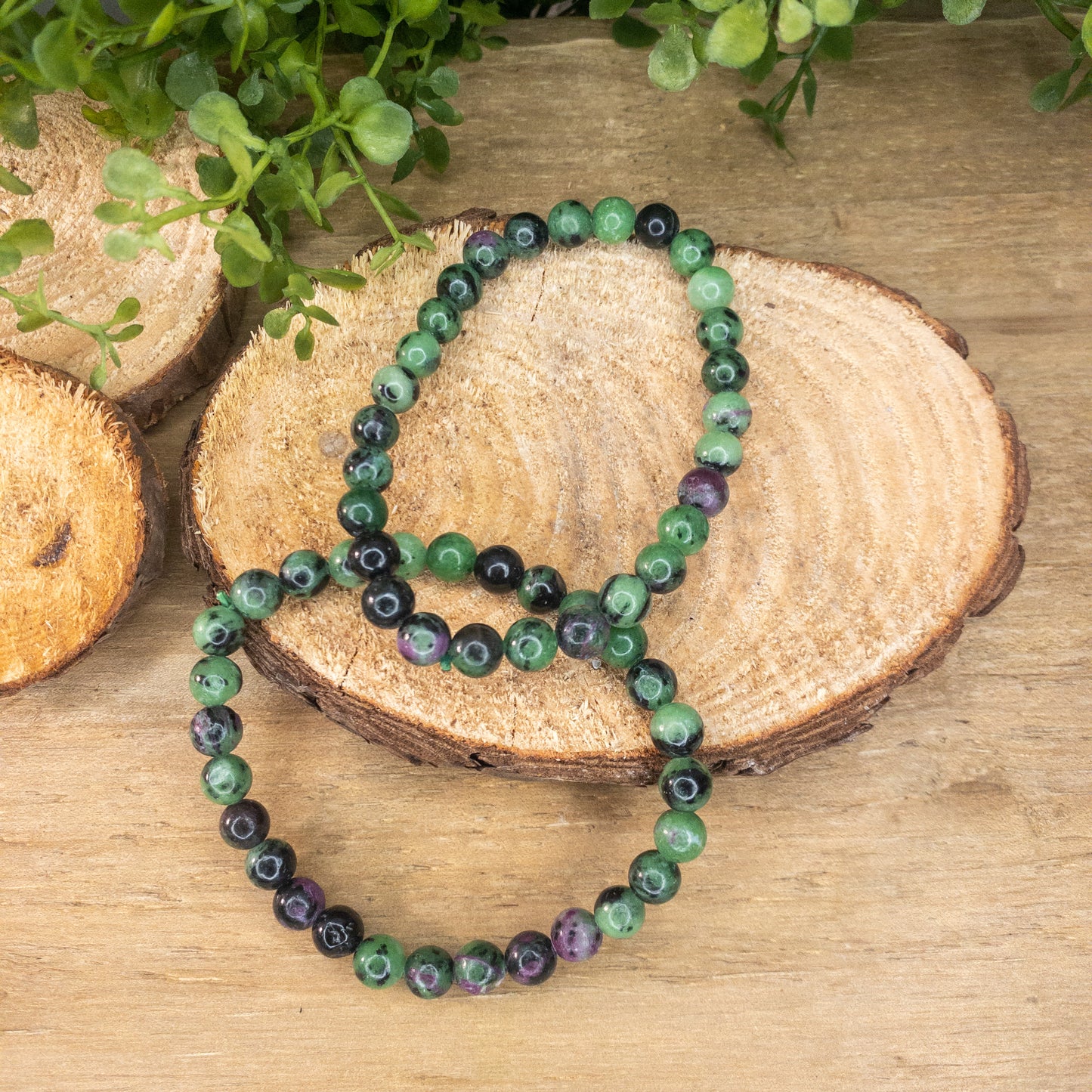 Ruby Zoisite Bracelet