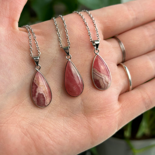 Rhodochrosite Necklaces