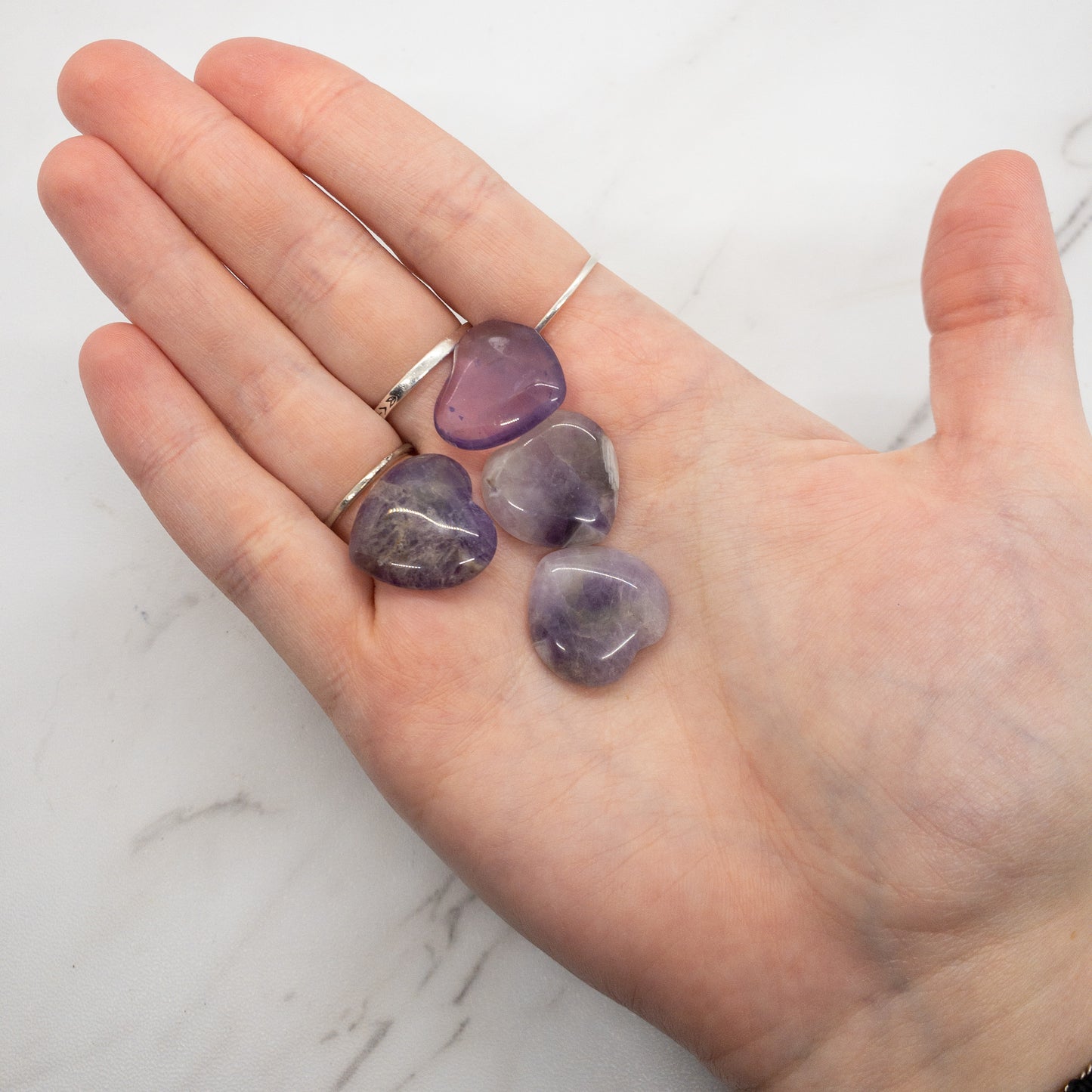 Amethyst Hearts