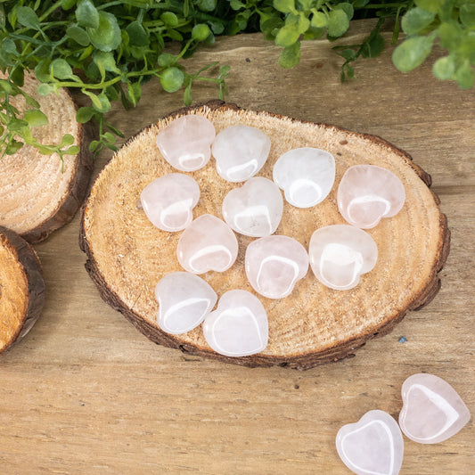 Rose Quartz Hearts