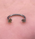 Moldavite Septum Ring