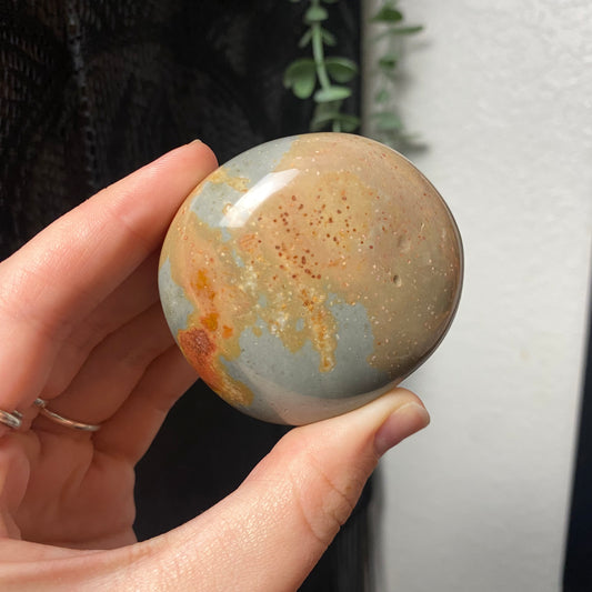 Polychrome Jasper Palmstones