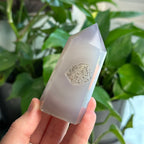 Druzy Agate Tower