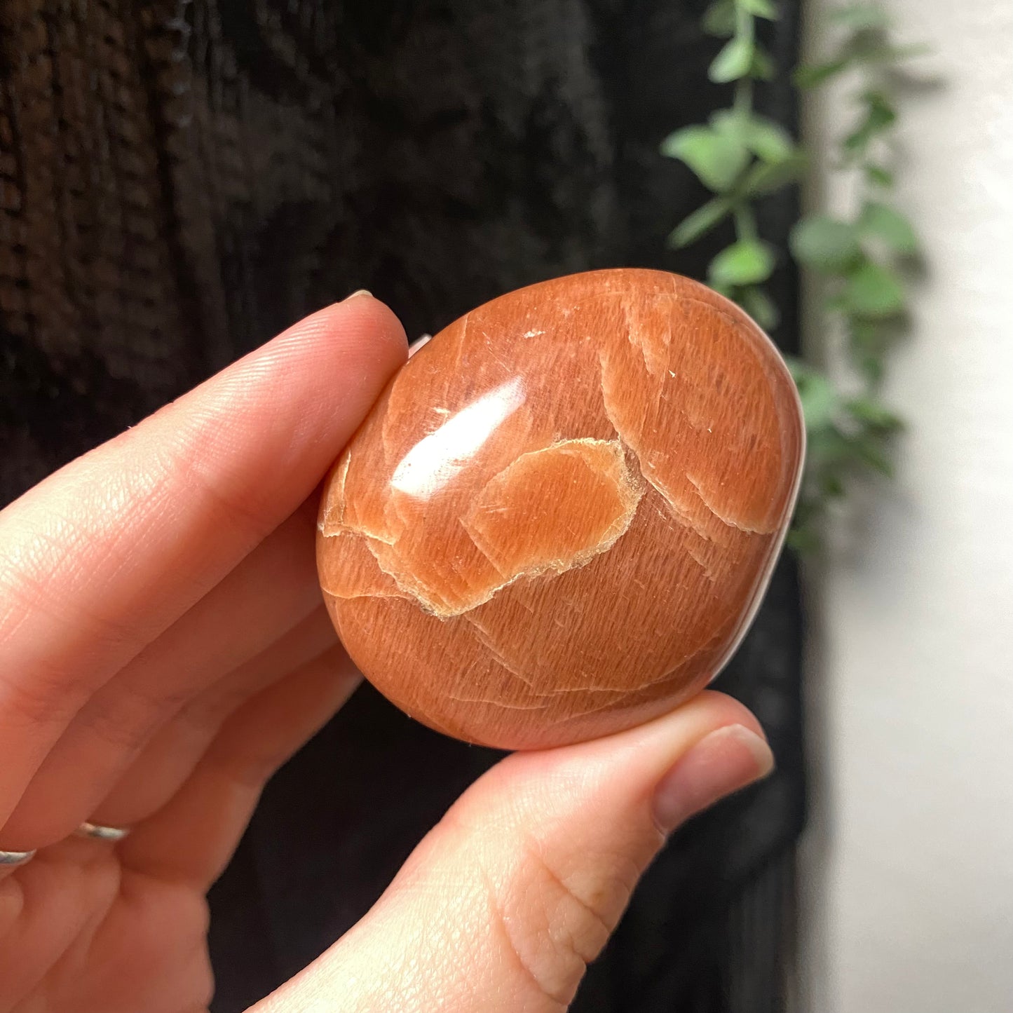 Peach Moonstone Palmstone